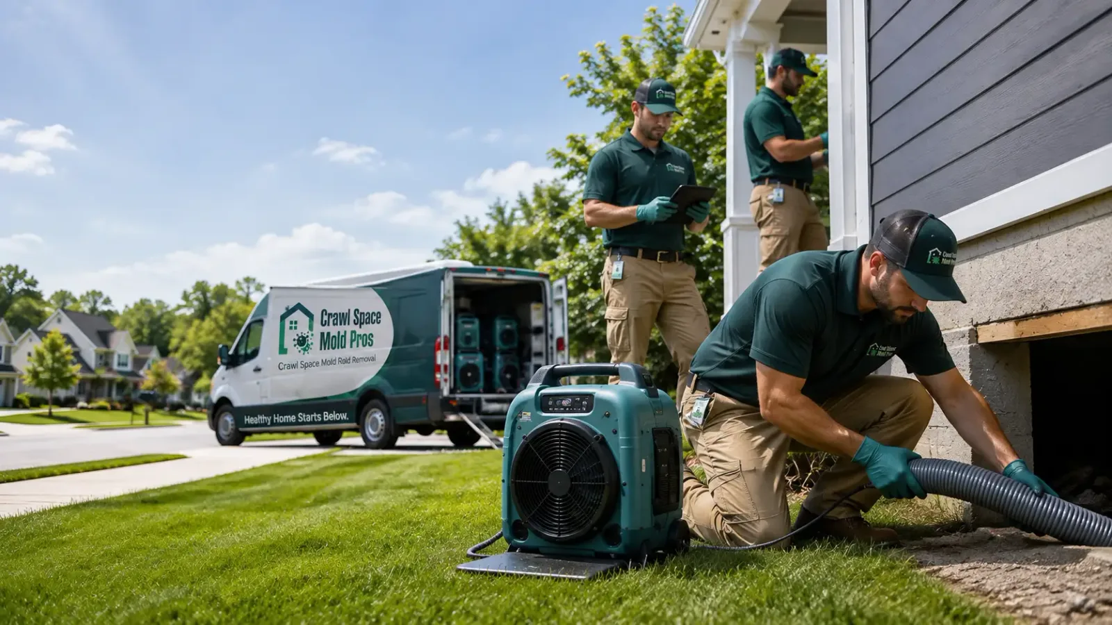 Crawl Space Mold Removal in Clio, MI